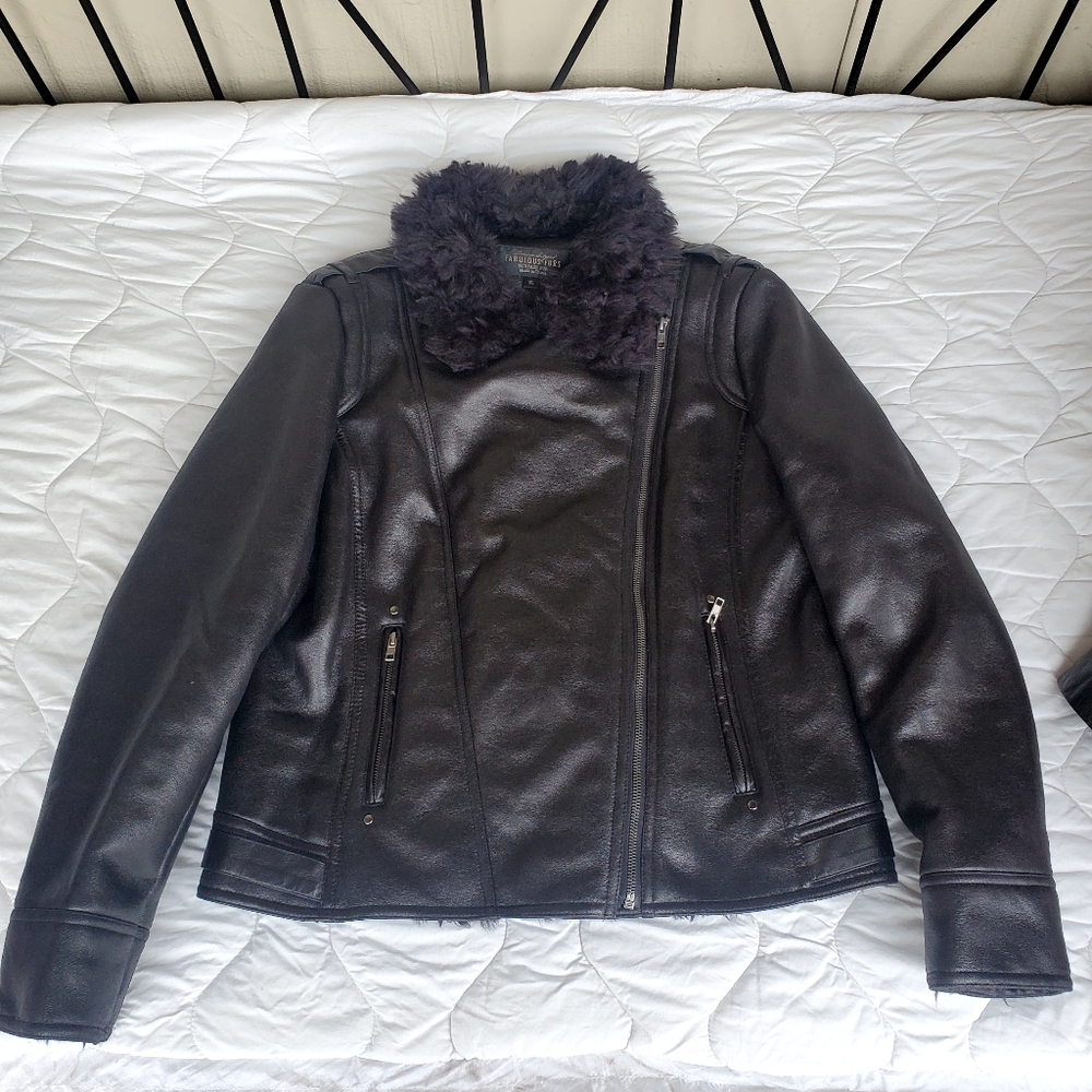 Donna Salyers Fabulous Furs Faux Fur Jacket